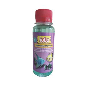محلول ضد عفونی کننده آب آکواریوم جوبو مدل jobo disinfecting حجم 100 میلی لیتر